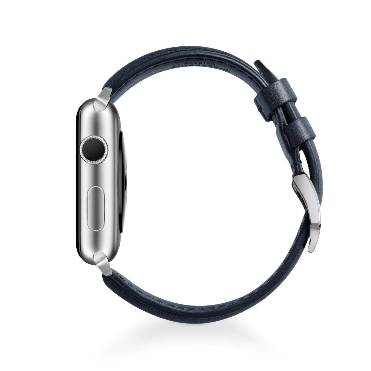 DARK NAVY HORWEEN LEATHER APPLE WATCH STRAPS