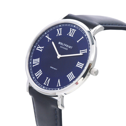 Navy Blue - Horween Leather Strap Collection