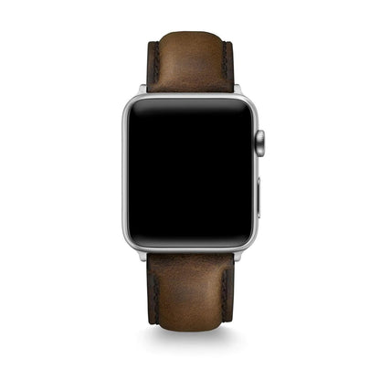 VINTAGE BROWN HORWEEN LEATHER APPLE WATCH STRAPS