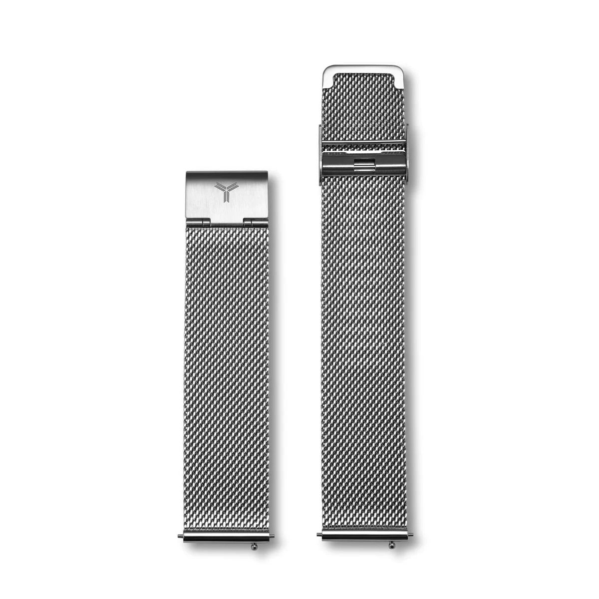 SILVER 316L STEEL BRACELET WATCH BAND