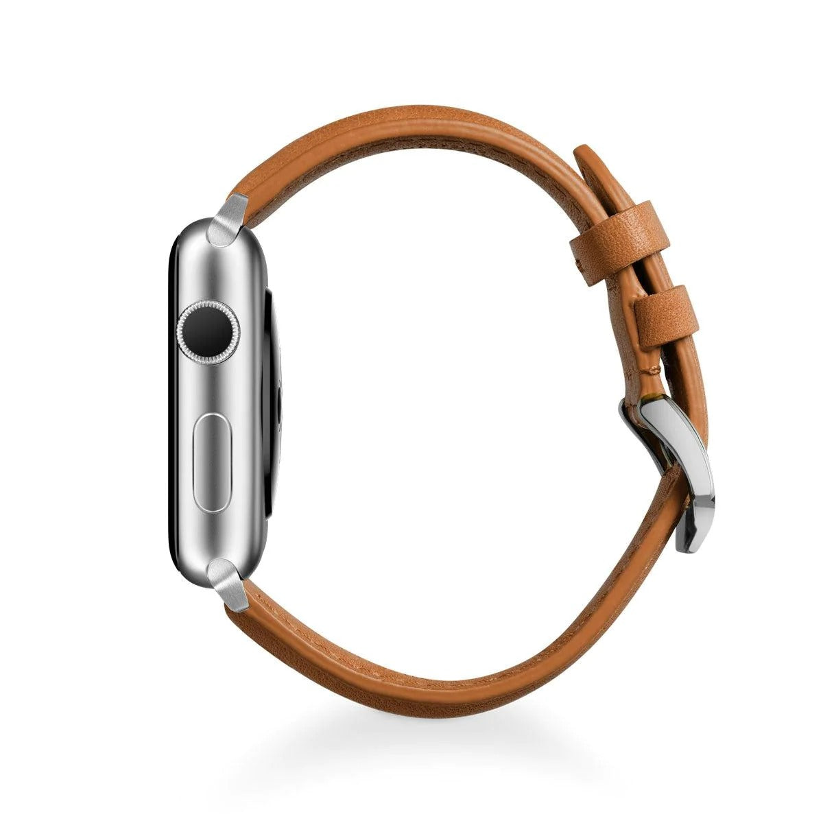 TAN HORWEEN LEATHER APPLE WATCH STRAPS