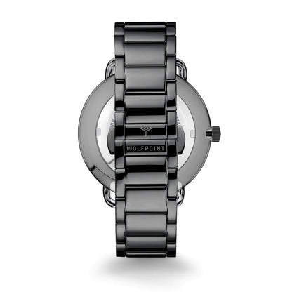 GUNMETAL 316L LADDER WATCH BRACELET