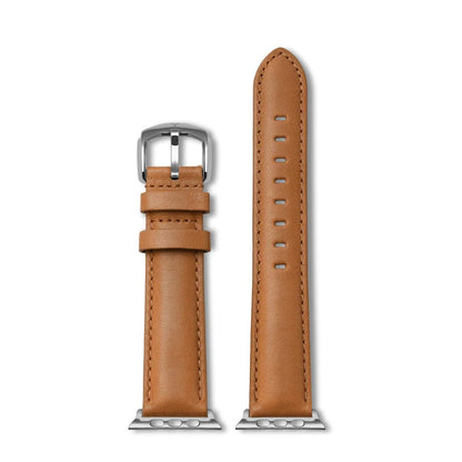 TAN HORWEEN LEATHER APPLE WATCH STRAPS