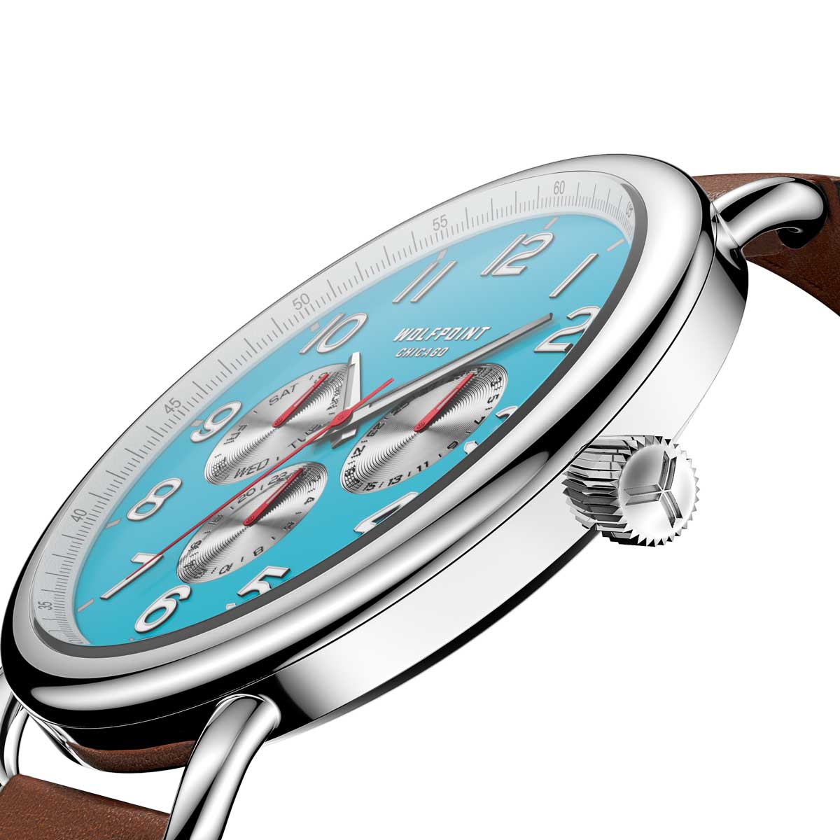 Chicago Blue - Horween Leather Strap Collection
