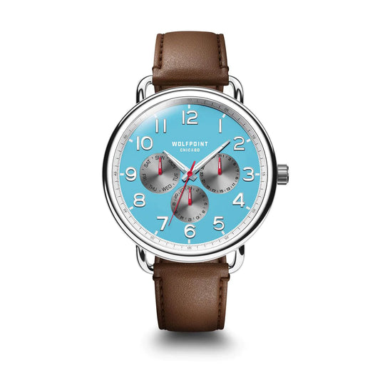 Chicago Blue - Horween Leather Strap Collection