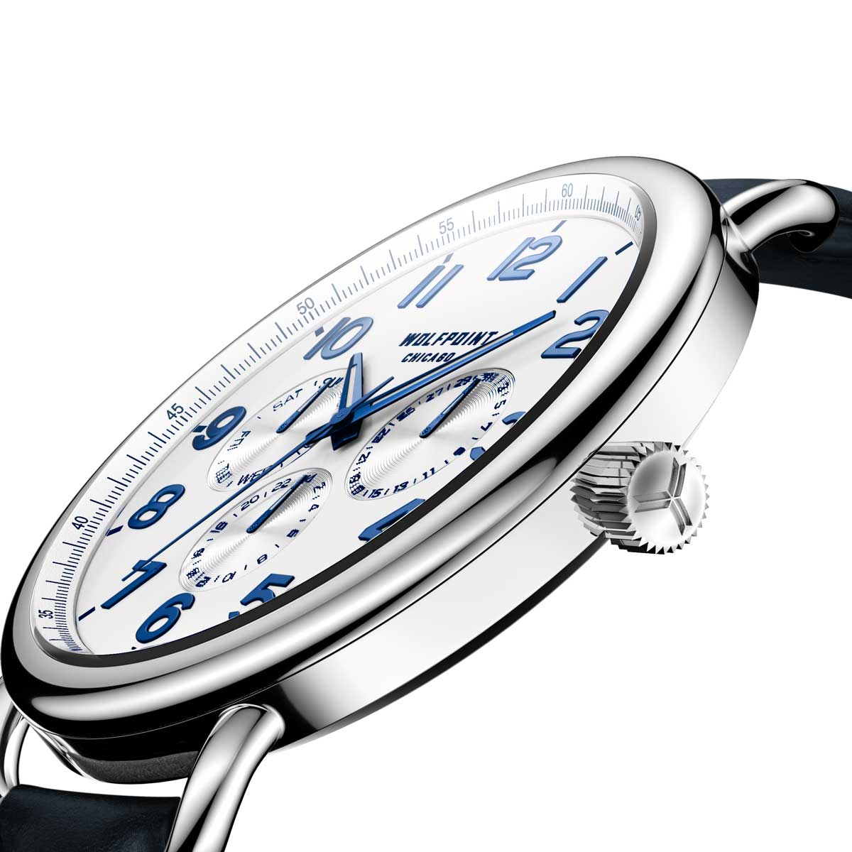 Ocean White - Horween Leather Strap Collection
