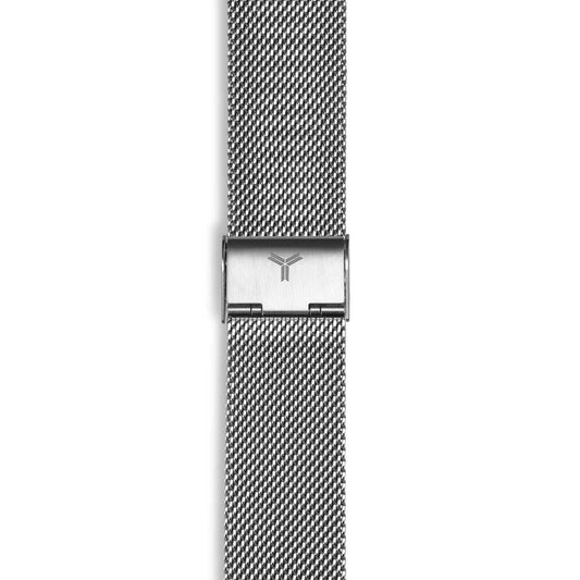 SILVER 316L STEEL BRACELET WATCH BAND